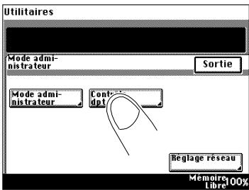 KONICA MINOLTA DI200 UTILISATION EXPERTE - Rappeler les données contrôle départements - 4