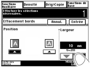 KONICA MINOLTA DI200 UTILISATION EXPERTE - Procéder à un effacement du bord/cadre - 6