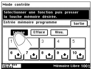KONICA MINOLTA DI200 UTILISATION EXPERTE - Sauvegarder un programme de copie - 3