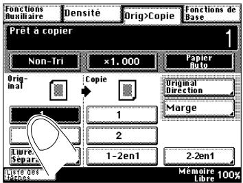 KONICA MINOLTA DI200 UTILISATION EXPERTE - Sélectionnez le mode de copie - 2