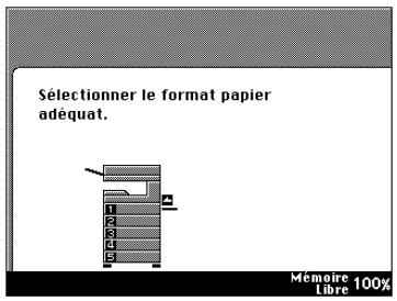 KONICA MINOLTA DI200 UTILISATION EXPERTE - Comment éliminer une erreur de format de papier - 2