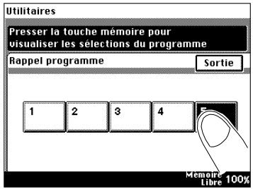 KONICA MINOLTA DI200 UTILISATION EXPERTE - Rappeler un programme de copie sauvegardé - 3