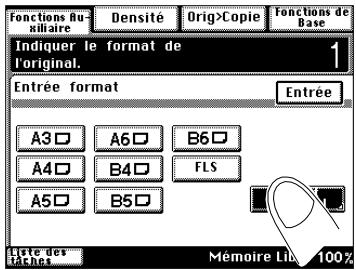 KONICA MINOLTA DI200 UTILISATION EXPERTE - Définir manuellement la taille de l'image originale - 2