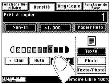 KONICA MINOLTA DI200 UTILISATION EXPERTE - Copies plus claires/plus foncées - 2