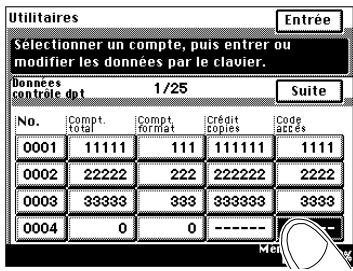 KONICA MINOLTA DI200 UTILISATION EXPERTE - Définir les codes d'accès - 2