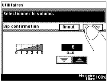 KONICA MINOLTA DI200 UTILISATION EXPERTE - Bip de confirmation - 5