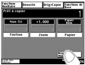 KONICA MINOLTA DI200 UTILISATION EXPERTE - Introduire des originaux de formats différents - 1