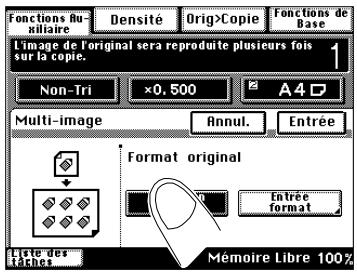 KONICA MINOLTA DI200 UTILISATION EXPERTE - Laissez le photocopieur calculer de lui-même la taille de l'image originale - 1