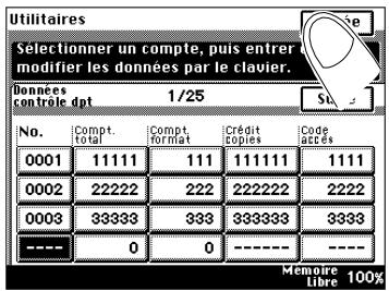 KONICA MINOLTA DI200 UTILISATION EXPERTE - Définir les codes administrateur - 4