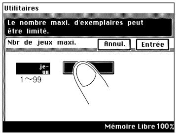 KONICA MINOLTA DI200 UTILISATION EXPERTE - Limiter le nombre de copies - 6