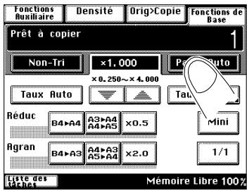 KONICA MINOLTA DI200 UTILISATION EXPERTE - Activer la sélection automatique de format - 3