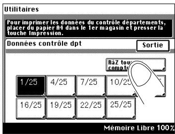 KONICA MINOLTA DI200 UTILISATION EXPERTE - Remettre tous les compteurs administrateur à zéro - 1