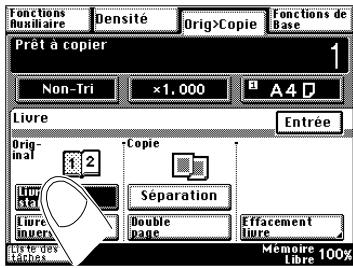 KONICA MINOLTA DI200 UTILISATION EXPERTE - Définir les paramètres du livre (original) - 4