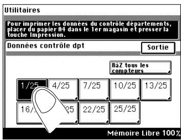 KONICA MINOLTA DI200 UTILISATION EXPERTE - Générer des limites de copies pour les codes administrateur - 1