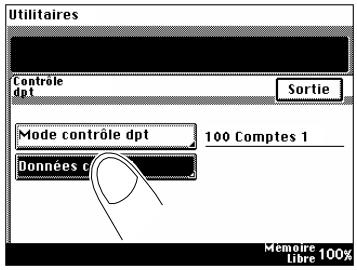 KONICA MINOLTA DI200 UTILISATION EXPERTE - Rappeler les données contrôle départements - 5
