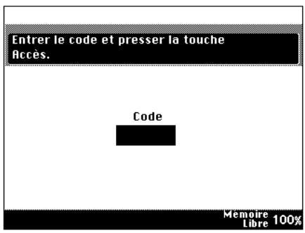 KONICA MINOLTA DI200 UTILISATION EXPERTE - Saisir le code d'accès - 1