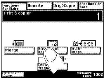 KONICA MINOLTA DI200 UTILISATION EXPERTE - Procéder à un effacement du bord/cadre - 4