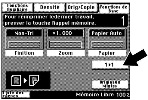 KONICA MINOLTA DI200 UTILISATION EXPERTE - Priorité original > copie - 1