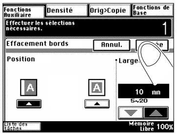 KONICA MINOLTA DI200 UTILISATION EXPERTE - Procéder à un effacement du bord/cadre - 7