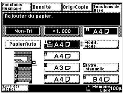 KONICA MINOLTA DI200 UTILISATION EXPERTE - Remplir les bacs d'alimentation papier - 1