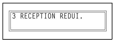 KONICA MINOLTA FK 118OR 7216 7220 - Spécification du réglage "RECEPTION REDUI." - 1