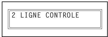 KONICA MINOLTA FK 118OR 7216 7220 - Spécification du réglage "ligne controle - 2
