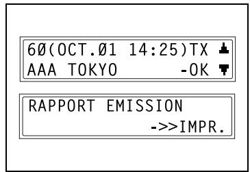 KONICA MINOLTA FK 118OR 7216 7220 - Pour vérifier les résultats d'émission / réception - 3