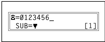 KONICA MINOLTA FK 118OR 7216 7220 - Faxer par saisie directe du numéro fax sur le clavier numérique - 1