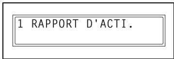 KONICA MINOLTA FK 118OR 7216 7220 - Spécifier le réglage “rapport d'acti. - 1