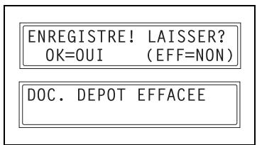 KONICA MINOLTA FK 118OR 7216 7220 - Pour supprimer un document de l'environnement d'émission par interrogation - 5