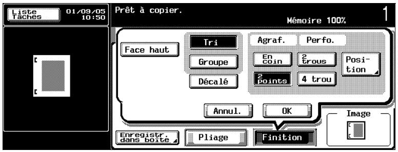 KONICA MINOLTA FS 505 - Répartir les copies par quelques (réglage "tri") - 2