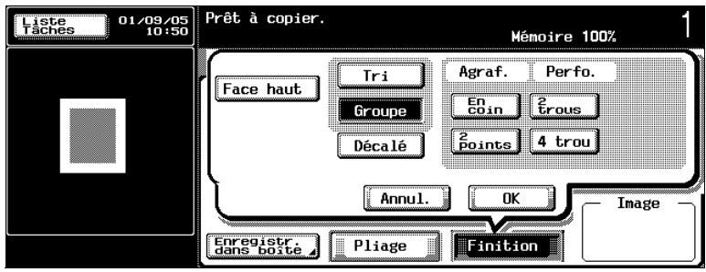 KONICA MINOLTA FS 505 - Répartir les copies par pages (réglage "groupe") - 2
