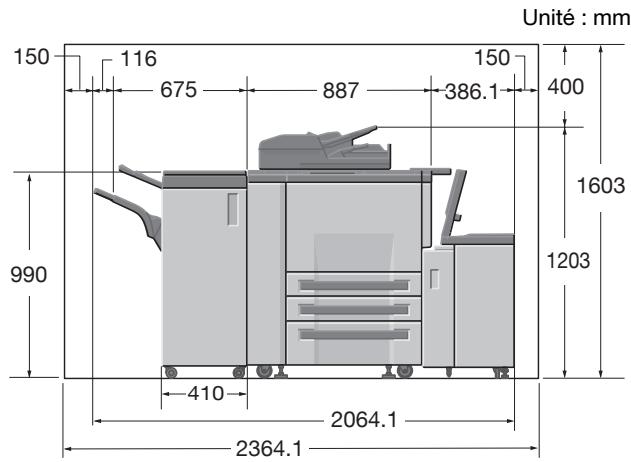KONICA MINOLTA FS 509 - Encombrement - 1