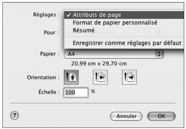 KONICA MINOLTA IC 204 CONTROLLER - Attributs de page (Paramètres de base) - 1