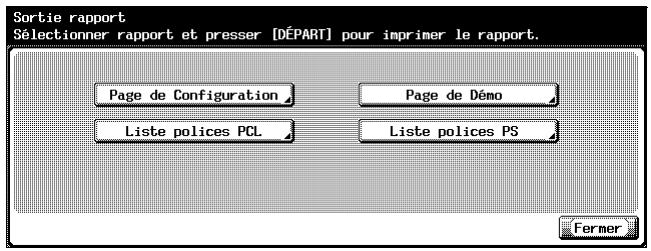 KONICA MINOLTA IC 204 CONTROLLER - Imprimer les rapports - 1