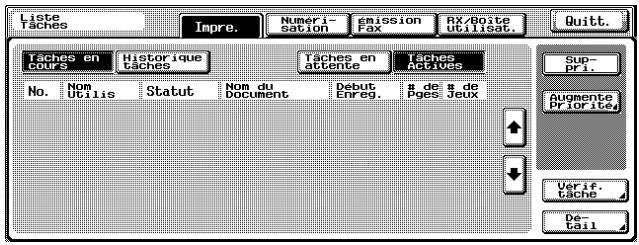 KONICA MINOLTA IC 204 CONTROLLER - Affichage de la liste d'impression - 1