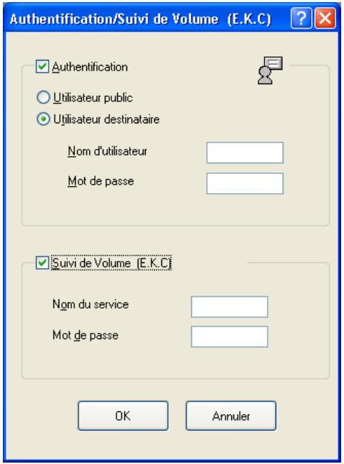 KONICA MINOLTA IC 204 CONTROLLER - Spécifier les paramètres d'authentication - 1