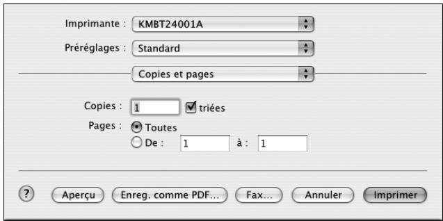 KONICA MINOLTA IC 204 CONTROLLER - Boîte de dialogue Imprimer - 1