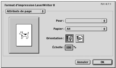 KONICA MINOLTA IC 204 CONTROLLER - Boîte de dialogue Format d'impression - 1