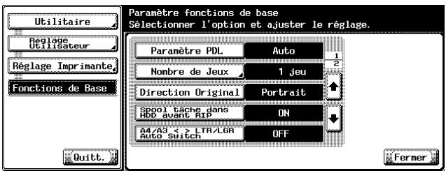 KONICA MINOLTA IC 204 CONTROLLER - Paramètre de désynchronisation - 1