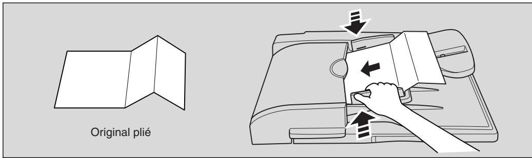 KONICA MINOLTA KM 7145 COPIER - \section*{Caracteristiques du mode Originaux pliers en Z} - 1