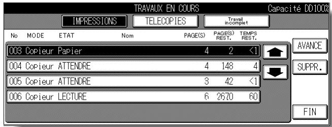 KONICA MINOLTA KM 7145 COPIER - Effectuez la programmation souhaitation à l'écran. - 1