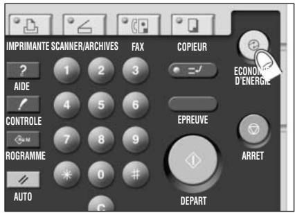 KONICA MINOLTA KM 7145 COPIER - Appuyez sur [ÉCONOMIE D'ENERGIE]. - 1