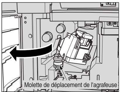 KONICA MINOLTA KM 7145 COPIER - Introduction d'une nouvelle cartouche d'agrafes dans le module de finition FS-114 (suite) - 2