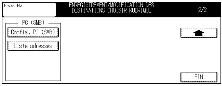 KONICA MINOLTA KM 7145 COPIER - Appuyez sur Boîte, puis sur Prog. touches, à droite de l'écran. - 2