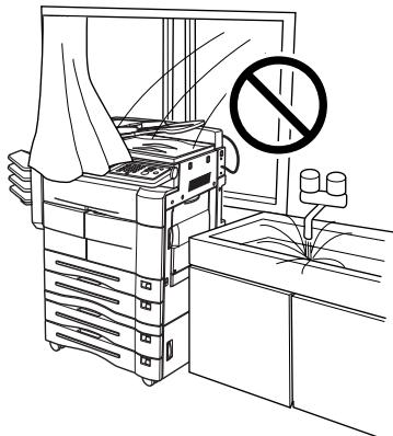 KONICA MINOLTA KM 7145 COPIER - ATTENTION: Prévention des courts-circuits - 1