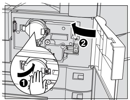 KONICA MINOLTA KM 7145 COPIER - Fermez et verrouillez le couvercle de la cartouche de toner, puis fermez la porte avant de la machine. - 1