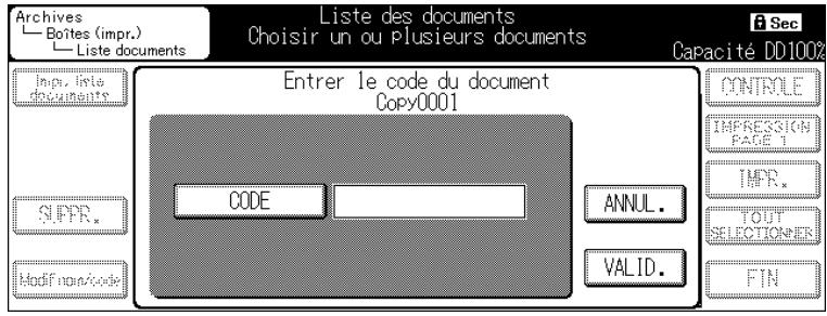 KONICA MINOLTA KM 7145 COPIER - Sélectionnez les données (documents) à supprimer. - 1