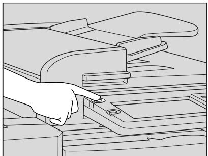 KONICA MINOLTA KM 7145 COPIER - Mettez le commutateur en position arrêt. - 1