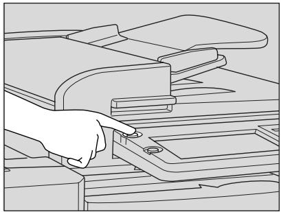 KONICA MINOLTA KM 7145 COPIER - Mettez le commutateur en position de marche. - 1